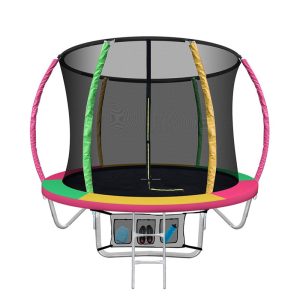 8ft Trampoline Rainbow