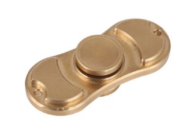 Dual Aluminium Gold Fidget Spinner