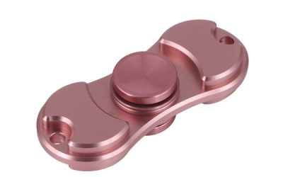 Dual Aluminium Rose Gold Fidget Spinner