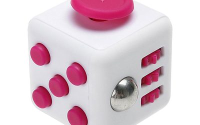 Fidget Cube White & Pink