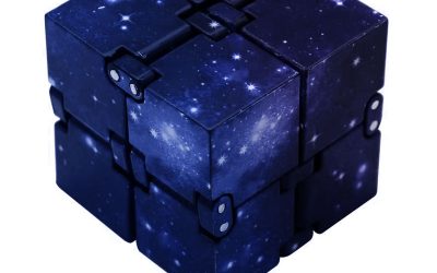 Fidget Infinity Cube Galaxy Blue