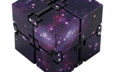 Fidget Infinity Cube Galaxy Purple