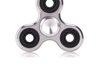 Aluminium Silver Fidget Spinner