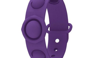 Fidget Watch Push Pop It Bubble Purple