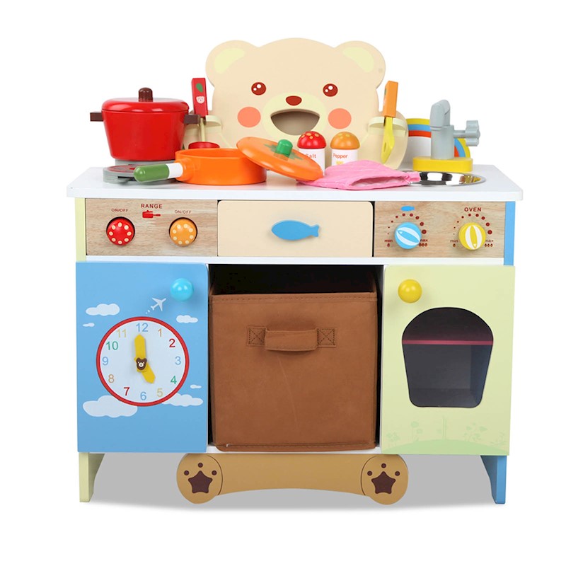 Kitchen Playset Wooden Bear - Image 4