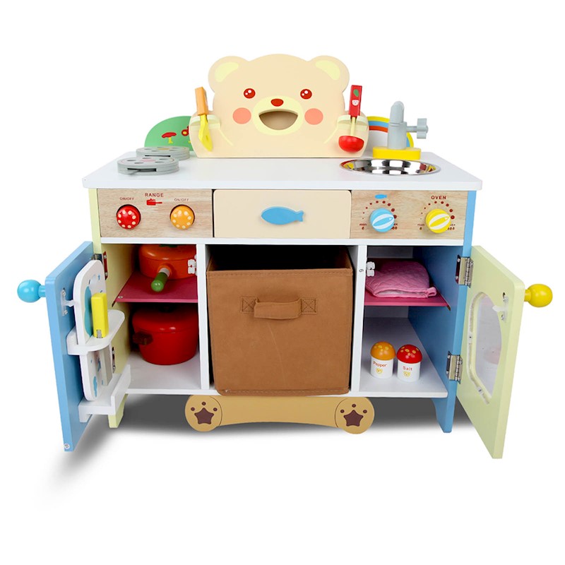 Kitchen Playset Wooden Bear - Image 5