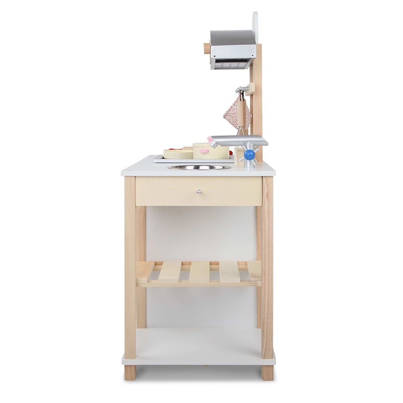 Kitchen Playset Wooden White Style 2 - Image 5